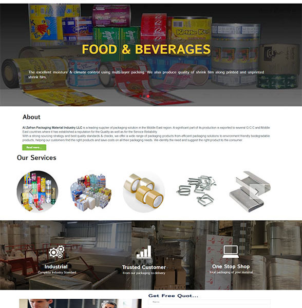 Packaging Website by Big Time IT Solutions