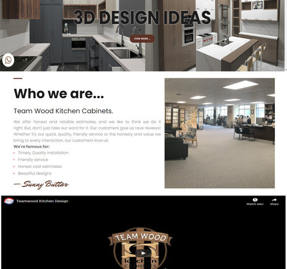 Teamwood Kitchen Cabinets Design